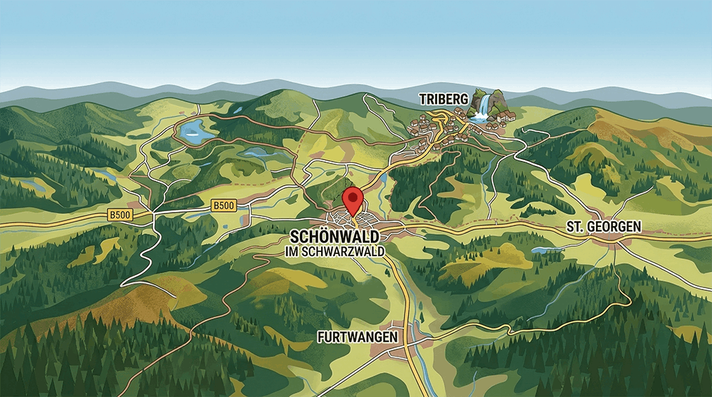 Umgebung von Schönwald